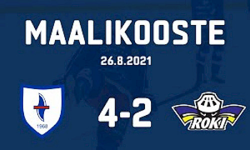 Maalikooste: Hokki–RoKi 26.8.2021, Harjoitusottelu