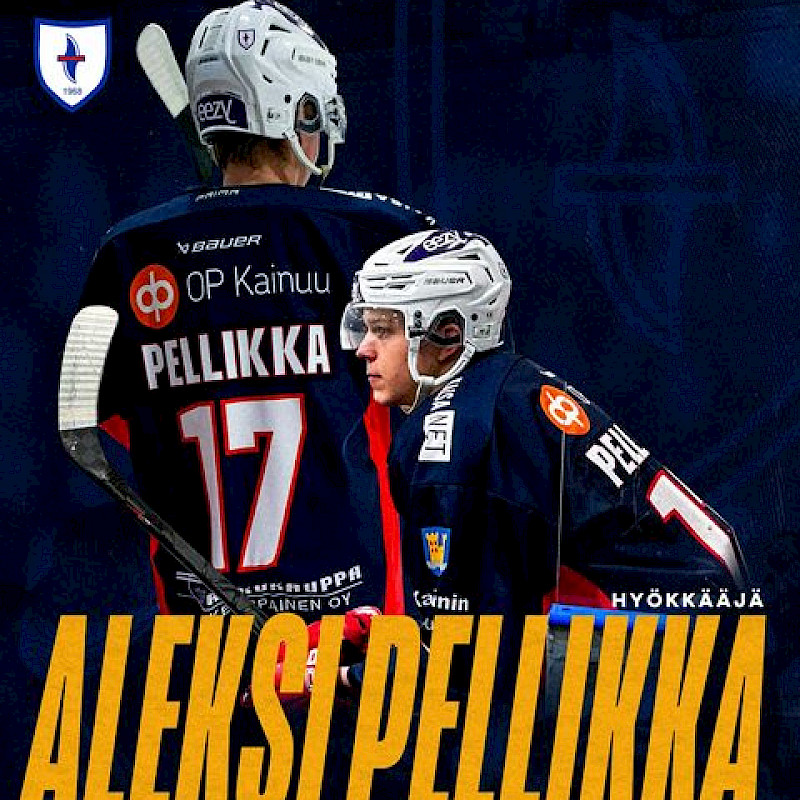 Aleksi Pellikka jatkaa hyökkääjänä