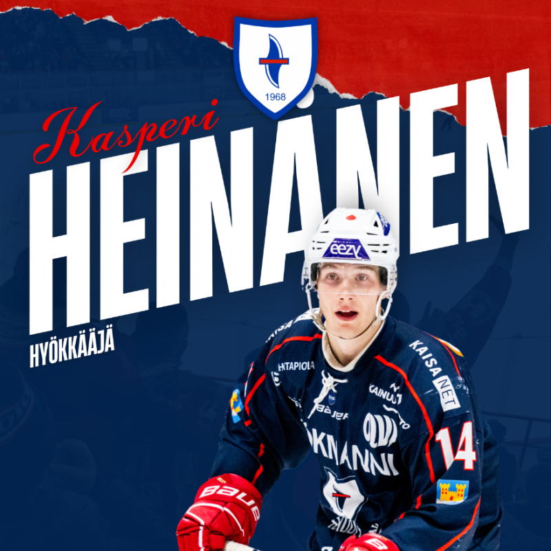 Kasperi Heinänen jatkaa Hokissa!