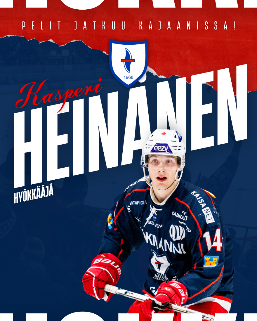 Kasperi Heinänen jatkaa Hokissa!